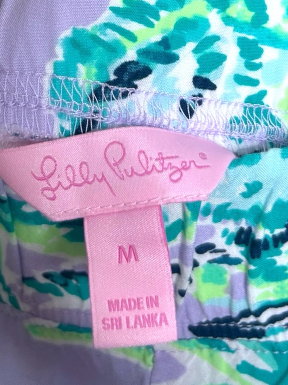 Lilly Pulitzer Bal Harbour Palazzo Wide Leg Pants Women’s Medium Lilac Verbena - Picture 3 of 7